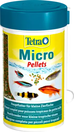 Корм Tetra Micro Pellets для акваріумних дрібних рибок, 100 мл (гранули): додаткове фото 3