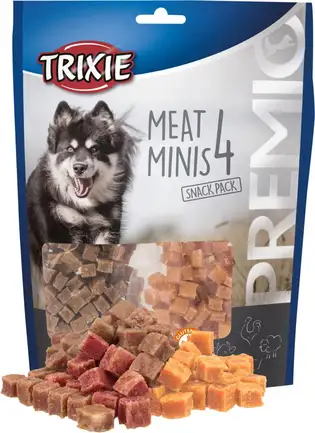 Ласощі Trixie Premio 4 Meat Minis для собак, з куркою, качкою, яловичиною і бараниною, 4 x 100 г: додаткове фото 2