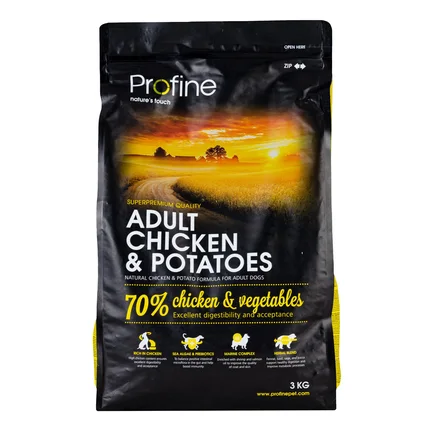 Сухий корм Profine Adult для дорослих собак всіх порід, з куркою та картоплею, 3 кг: додаткове фото 3