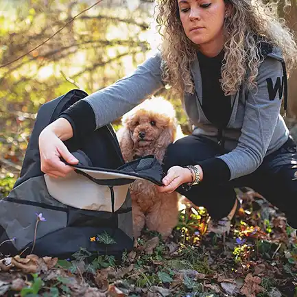 Ferplast KANGOO L GREY BACKPACK Рюкзак для транспортування собак: додаткове фото 5