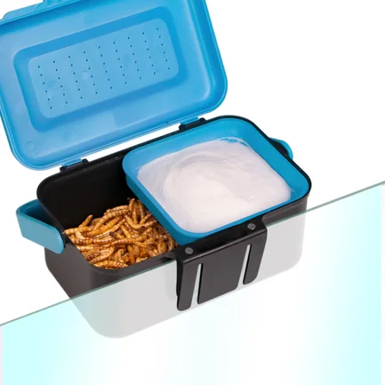 Подвійний контейнер для живого корму Terrario Live Food Box 13x9x7см: додаткове фото 7