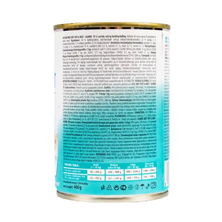 Вологий корм Brit Care Pate & Meat для собак, з лососем, 400 г: додаткове фото 3