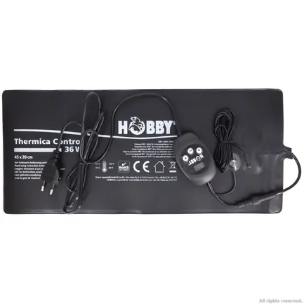 Нагрівальний мат водонепроникний з контролером Hobby Thermica Control 36 Ват IP67 45x20см (37127): додаткове фото 4