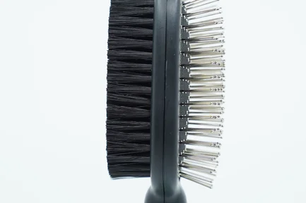 Двостороння щітка-гребінець для собак та котів Mr.Fluffy Pet double-side brush, large: додаткове фото 4