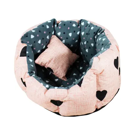 Лежак Диванчик М розмір 45x55 рожевий, Lucky Pet: додаткове фото 2