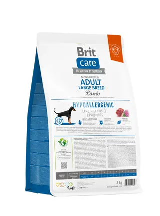 Сухий корм Brit Care Dog Hypoallergenic Adult Large Breed для собак великих порід, гіпоалергенний з ягням, 3 кг: додаткове фото 3