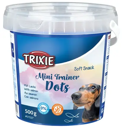 Ласощі Trixie Soft Snack Mini Trainer Dots для собак, лосось, 500 г