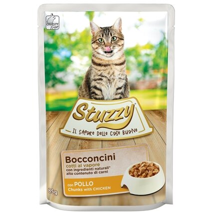 Stuzzy Cat Chicken ШТУЗІ КУРКА в соусі консерви для котів, вологий корм, пауч 85г 0,085 кг