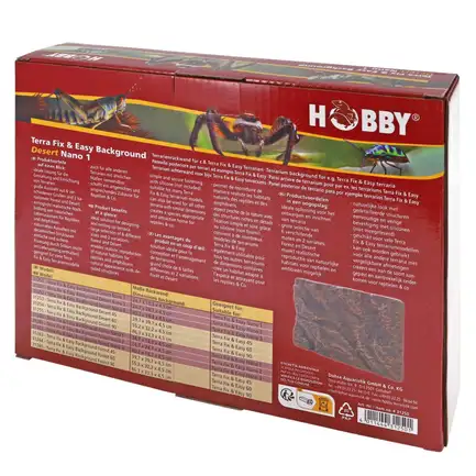 Фон для тераріуму 3D Hobby Terra Fix & Easy Background Dessert Nano 1 24,7x19,3x4,5см (31250): додаткове фото 3