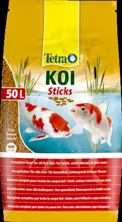 Корм Tetra Pond KOI Sticks для риб коропів кої, 50 л (гранули) — Фото 1