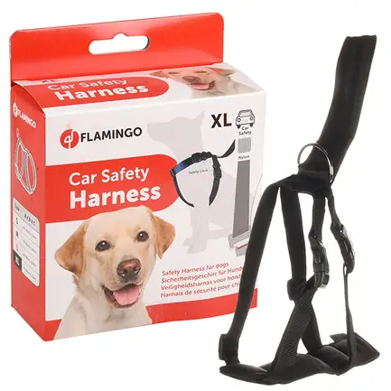 Flamingo Car Safety Harness ФЛАМІНГО СЕФТІ ХАРНЕСС шлея в автомобіль для собак XL