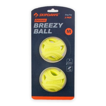 Іграшка для Собак Skipdawg Breezy Ball для Полегшення Дихання TPR Набір з 2 шт 7 см M