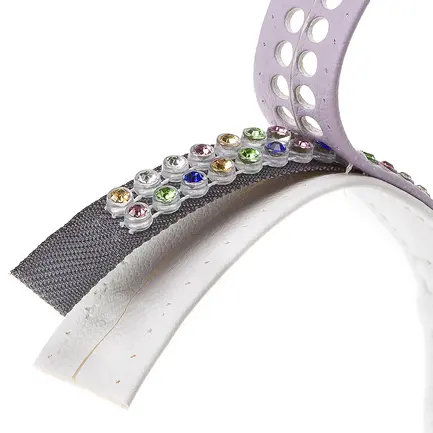 Ferplast LUX C15/28 PURPLE-WHITE Нашийник, екошкіра: додаткове фото 4