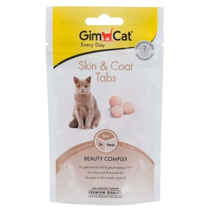 Таблетки GimCat Every Day Skin&amp;Coat для котів, 40 г