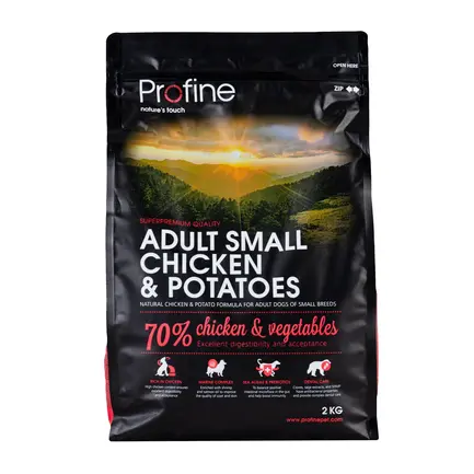 Сухий корм Profine Adult Small для дорослих собак дрібних порід, з куркою та картоплею, 2 кг: додаткове фото 3
