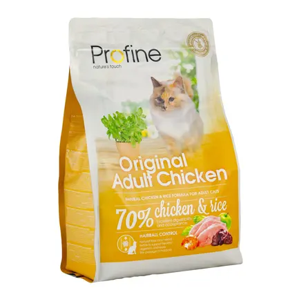Сухий корм Profine Original Adult для дорослих котів, з куркою та рисом, 2 кг: додаткове фото 5