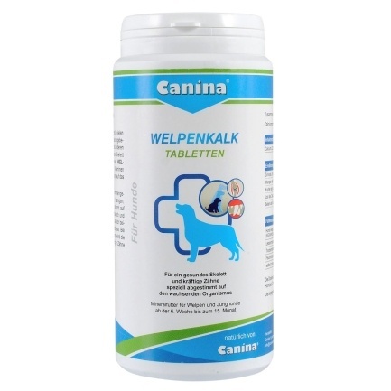 Вітаміни Canina Welpenkalk для цуценят 350 г (350 табл)