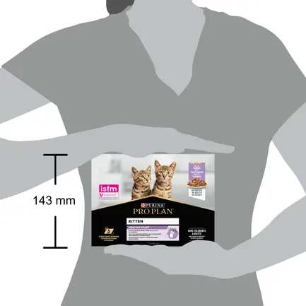Вологий корм PRO PLAN Kitten Healthy Start для кошенят шматочки у підливці з індичкою 10x85 г: додаткове фото 4