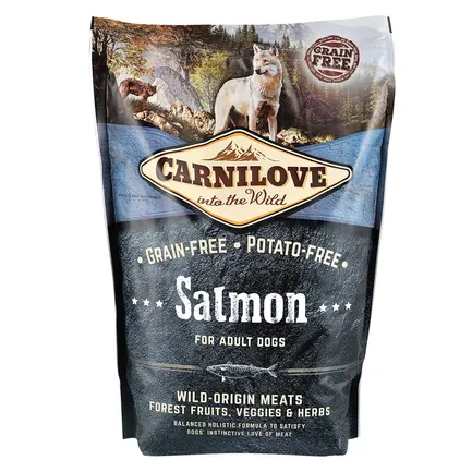 Сухий корм Carnilove Salmon для дорослих собак всіх порід, лосось, 1,5 кг: додаткове фото 3