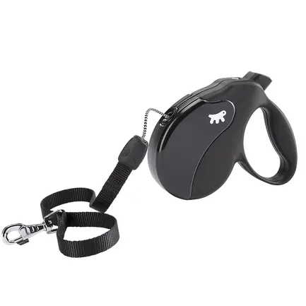 Ferplast AMIGO M CORD BLACK Рулетка-поводок зі шнуром