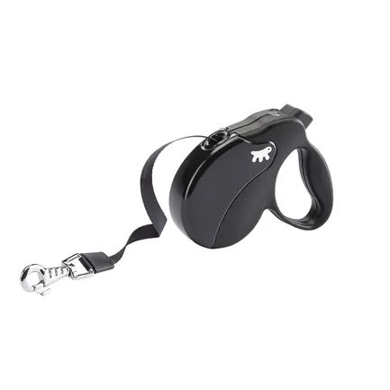 Ferplast AMIGO MINI TAPE BLACK Рулетка-поводок зі стрічкою