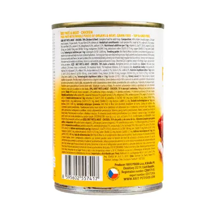 Вологий корм Brit Care Pate & Meat для собак, з куркою, 400 г: додаткове фото 4