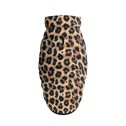 Курточка для собак WAUDOG Clothes малюнок "Леопард", L55, В 77-80 см, С 50-55 см: додаткове фото 4
