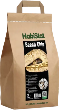 HABISTAT BEECH CHIP SUBSTRATE COARSE 5 LITRES (R4100005) субстрат для тераріума