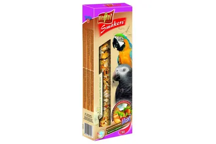 Колба Vitapol Smakers Maxi для великих папуг, зі смаком фруктів, 450 г