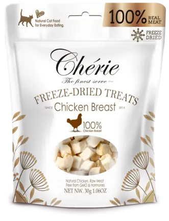 Cherie Freeze Dired for Cat Chicken Ласощі для котів з курки с/м 30 г
