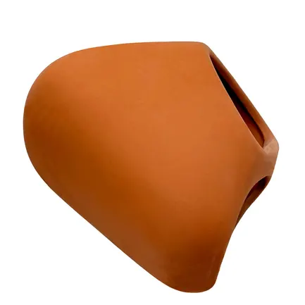 Декорація Hobby Wave Cave 2 red 17x16x8,5 см - керамічне укриття для риб і креветок в акваріумі (41659): додаткове фото 8