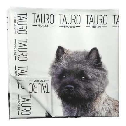 Tauro Pro Line Рушник з мікрофібри високопоглинальний з тер'єрами, 80 x 160 см: додаткове фото 3