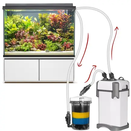 Зовнішній префільтр для акваріума Kruger Meier FlowPure Pro 2700 (16/22 мм) — 2.7 л: додаткове фото 4