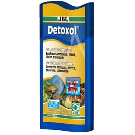 JBL Detoxol препарат для швидкої нейтралізації токсинів в акваріумній воді, 250 мл (25157)