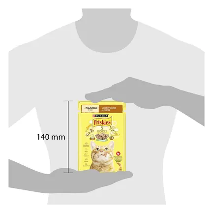 Вологий корм FRISKIES для дорослих котів шматочки у підливці з індичкою 85 г: додаткове фото 3