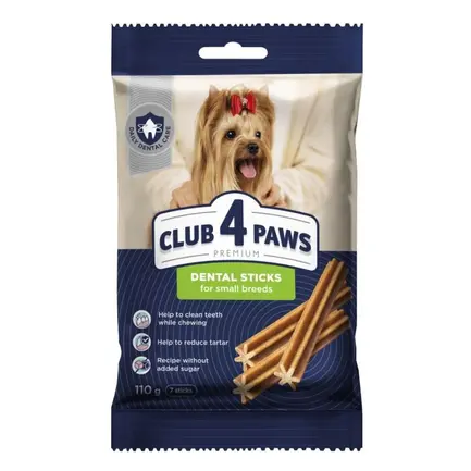 C4P Dental Sticks Жувальні палички для дорослих собак малих порід, 0,11 кг