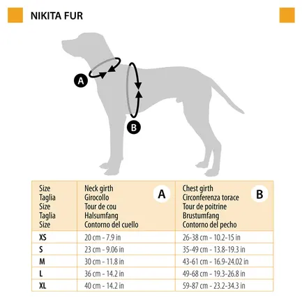 Ferplast NIKITA FUR XLARGE COLOURS HARN Шлея для собак: додаткове фото 3