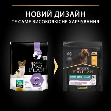 Сухий корм PRO PLAN Small&Mini Adult 9+ Age Defence для собак від 9 років дрібних порід з куркою 700 г: додаткове фото 7