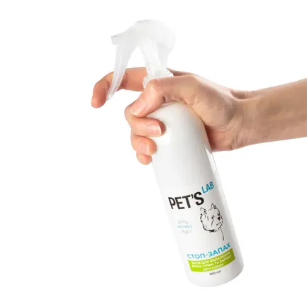 Засіб для усунення плям і запаху сечі собак "СТОП-ЗАПАХ", PET'S LAB, 300мл: додаткове фото 3