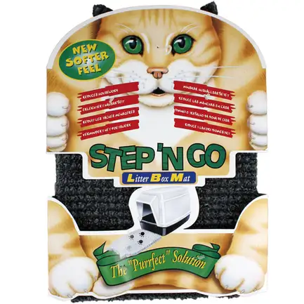Flamingo Litter Box Mat ФЛАМІНГО килимок для туалету котів 30х45х2 см