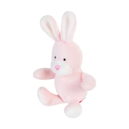 Іграшка для собак Заєць з пищалкою GiGwi Plush, плюш, 11 см