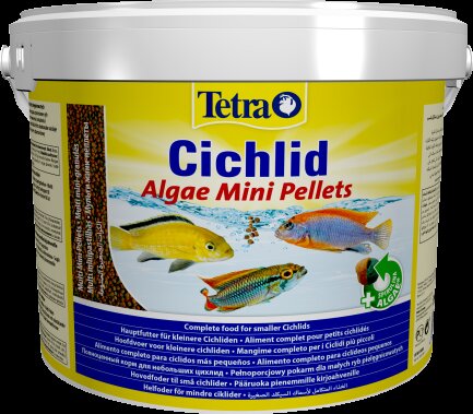 Корм Tetra Cichlid Algae Mini для акваріумних цихлід, 10 л (гранули)