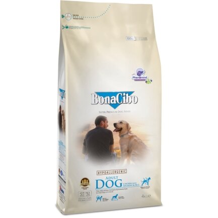 BonaCibo Adult Dog Chicken&amp;Rice with Anchovy 4 kg