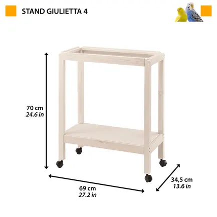 Ferplast STAND GIULIETTA 4 Підставка для клітки: додаткове фото 2