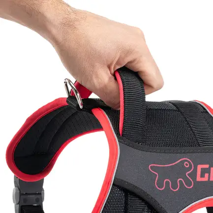 Ferplast GENIUS EX LARGE RED HARNESS нейлонова шлея для тварин червона: додаткове фото 7