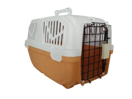 Переноска AnimAll P1095 для котів і собак, помаранчева, 52×35×33 см