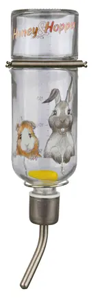 Поїлка Trixie Honey & Hopper для гризунів, автоматична, 250 мл (скло)
