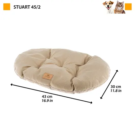 Ferplast STUART 45/2 CUS BEIGE М'яке місце д/тварин: додаткове фото 2
