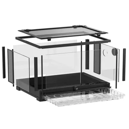 Тераріум Repti-Zoo 90x45x45 см (CRK0119) - скляний тераріум для рептилій та амфібій: додаткове фото 6