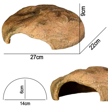 Декорація пещера Terrario Gecko Cave L 27x22x9см (292410): додаткове фото 2